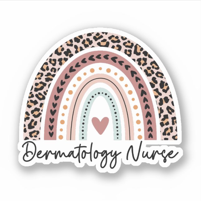 Sticker Cadeau Pour Infirmières En Dermatologie, Infirmièr (Devant)