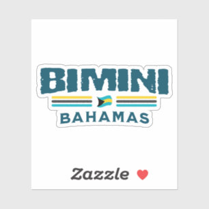 Sticker Cadeau souvenir Bahamas : Bimini Bahamas Independe