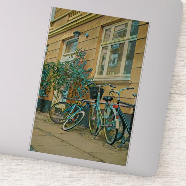 Sticker Cadeau Vélo Lover | Peinture à vélo (Détail)