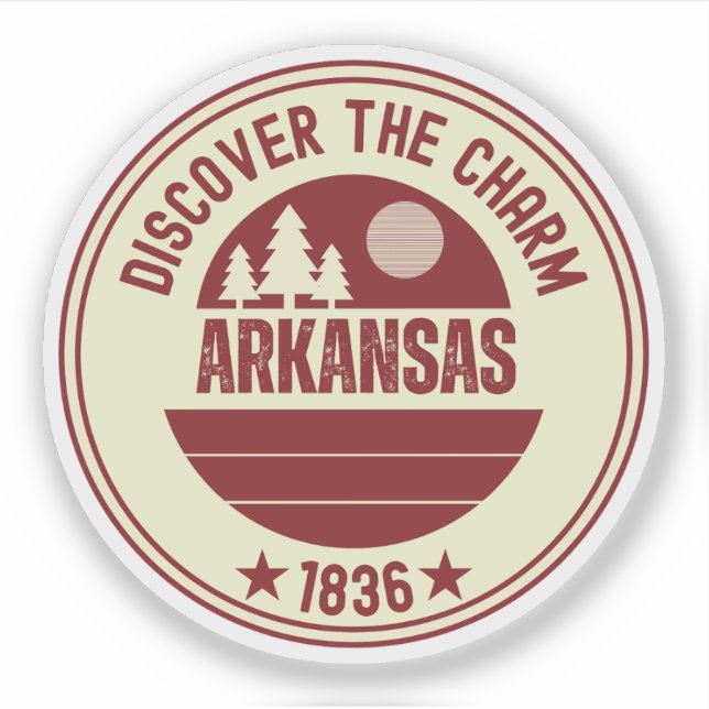 Sticker Cadeaux Arkansas Razorbacks - État Naturel (Devant)