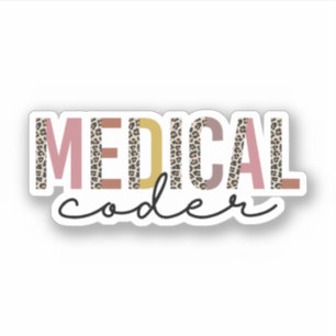 Sticker Cadeaux Coder Médicales, Codage Médicale