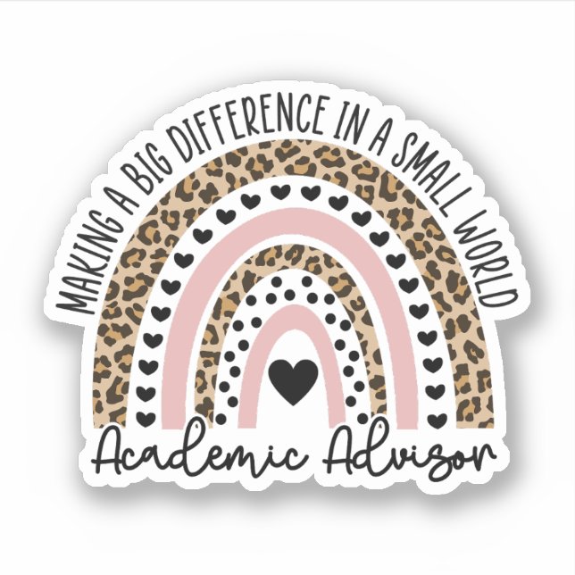 Sticker Cadeaux de conseiller universitaire (Devant)