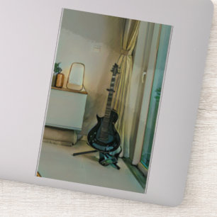 Sticker Cadeaux de guitare pour papa