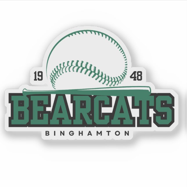 Sticker Cadeaux de jour de match des Binghamton Bearcats (Devant)