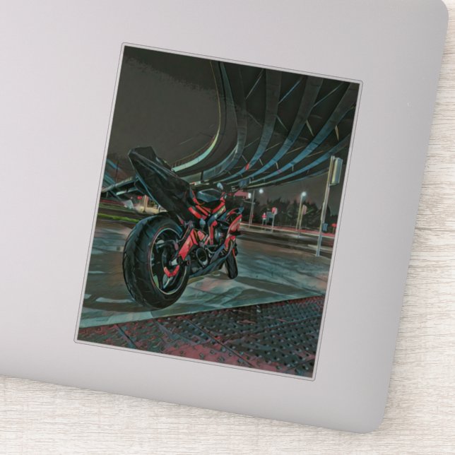Sticker cadeaux de moto pour petit ami (Détail)