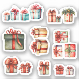 Sticker Cadeaux de Noël