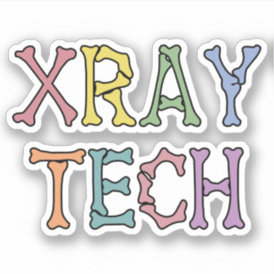 Sticker Cadeaux de technologue en radiographie de Xray Tec