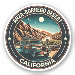 Sticker Cadeaux du parc d'État du désert d'Anza-Borrego en
