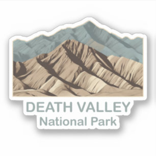 Sticker cadeaux du parc national de la vallée de la mort