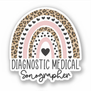 Sticker Cadeaux Médicales de sonographe diagnostique