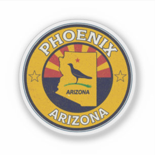 Sticker Cadeaux vintage de Chandler Ville, Arizona