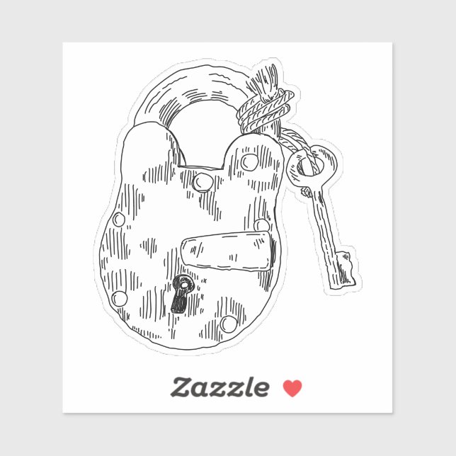 Sticker cadenas (Feuille)