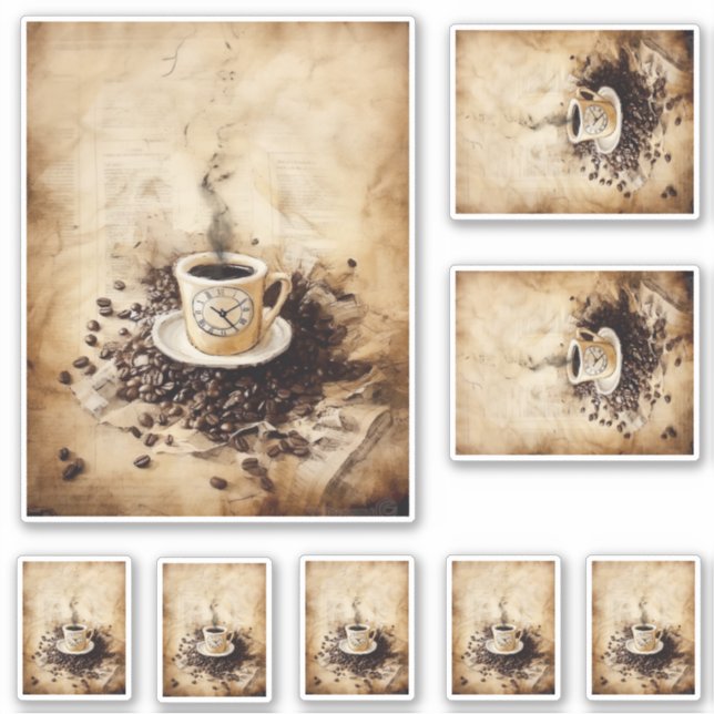 Sticker Café pour une tasse (Devant)