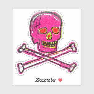 Sticker Calavera Crâne Dia de los Muertos NFT Art