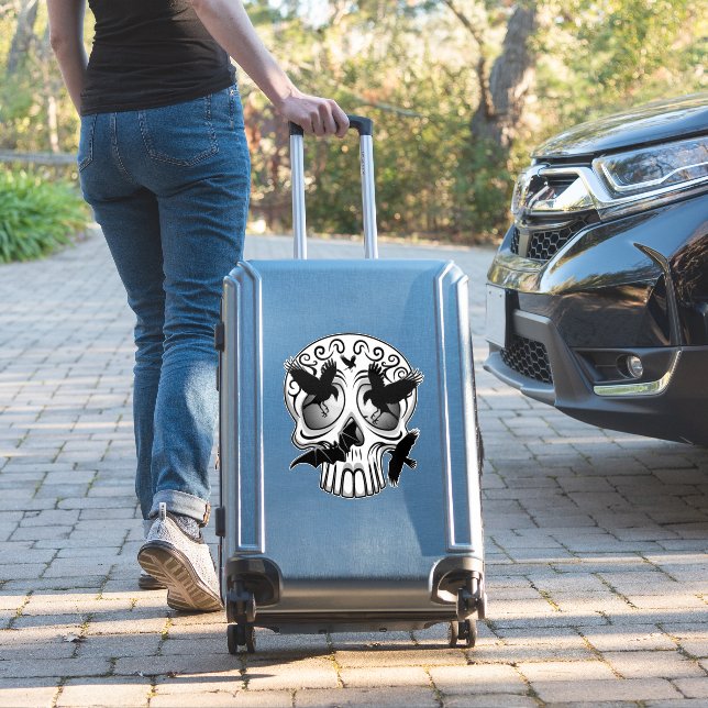 Sticker Calaveras décoratives Halloween (Valise Insitu)