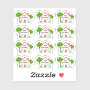 Sticker Calendrier de suivi du planificateur budgétaire de