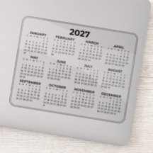 Calendrier horizontal pour ordinateur portable ann