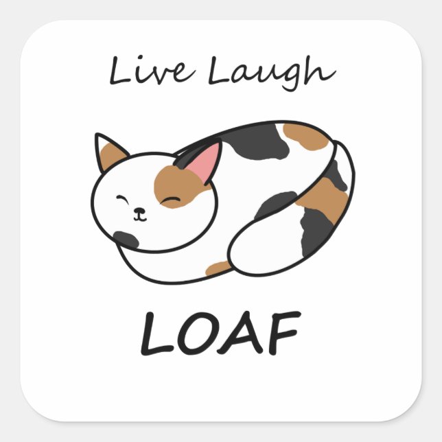 Sticker Calico Loaf en direct (Devant)