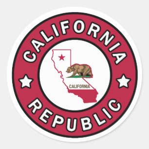 sticker California Republic