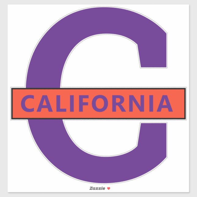 Sticker Californie (Feuille)