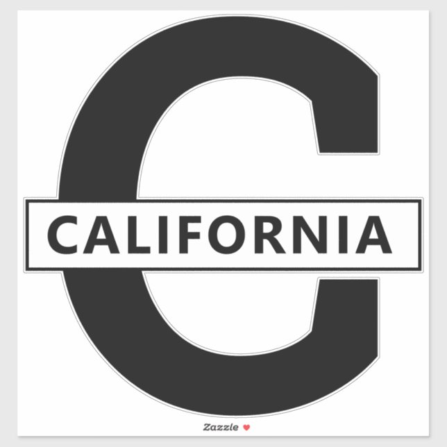 Sticker Californie (Feuille)