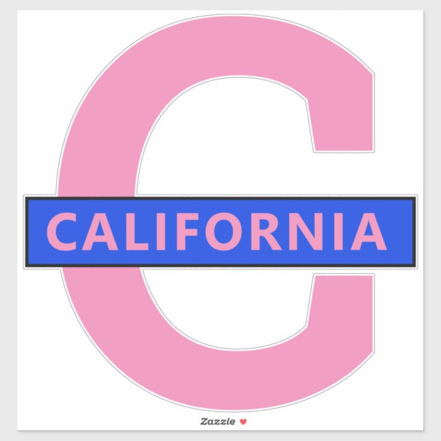 Sticker Californie (Feuille)