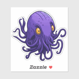 Sticker Calmar pourpre