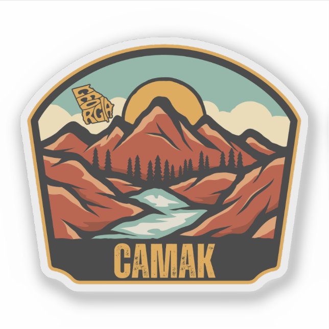 Sticker Camak, Géorgie (Devant)