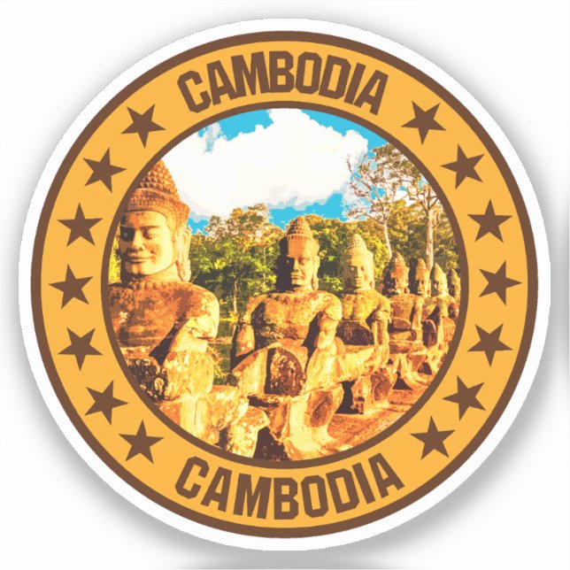 Sticker Cambodge (Recto)
