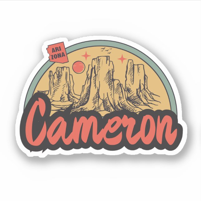 Sticker Cameron, Arizona  (Devant)