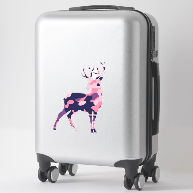 Sticker Camo Deer (Sur valise)