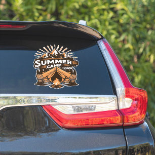 Sticker Camp d'été 2024 - Camping de vacances