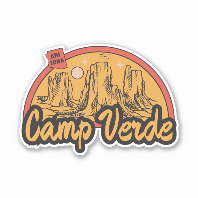 Sticker Camp Verde, Arizona  (Devant)