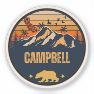 Sticker Campbell, Californie