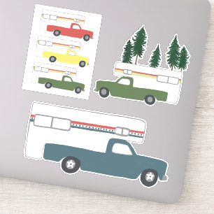 Sticker Campeurs vintages Motorhome rv RVing campant de