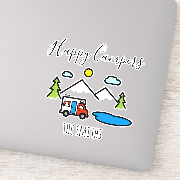 Autocollants & Stickers Camping Car Zazzle.fr