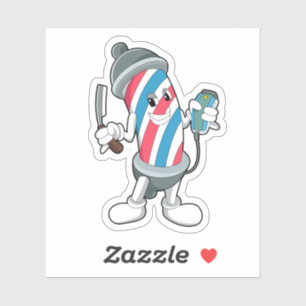 Sticker Can as Hairtravh Razor