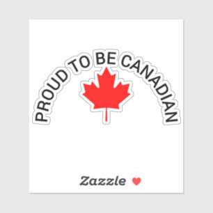 Sticker CANADA, CANADA, CAN, FIER D'ÊTRE CANADIEN, ,britan