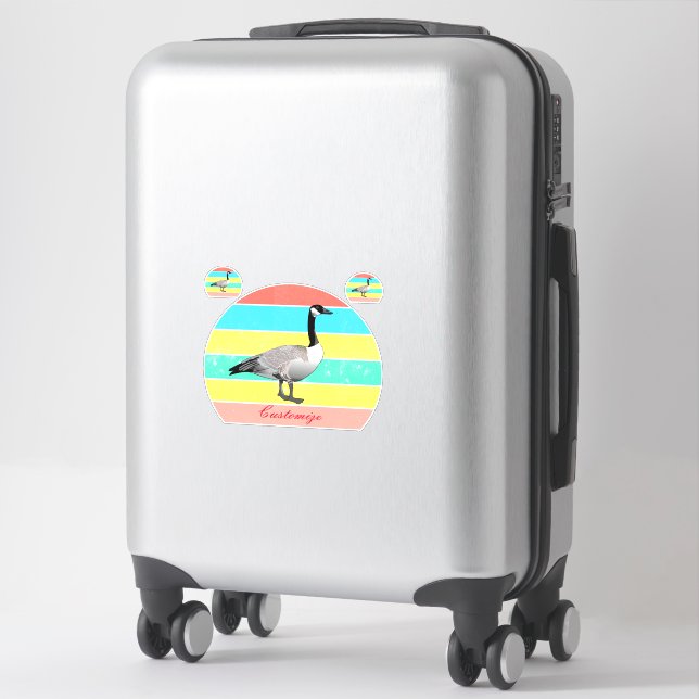 Sticker Canada Goose multicolore Sun Thunder_Cove (Sur valise)
