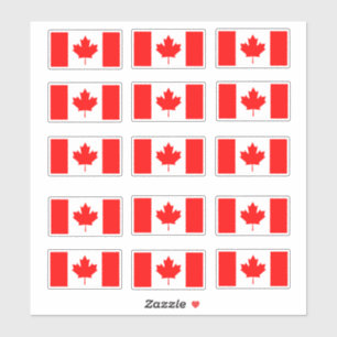 Sticker Canada - Pack de drapeaux canadiens, canada, canad