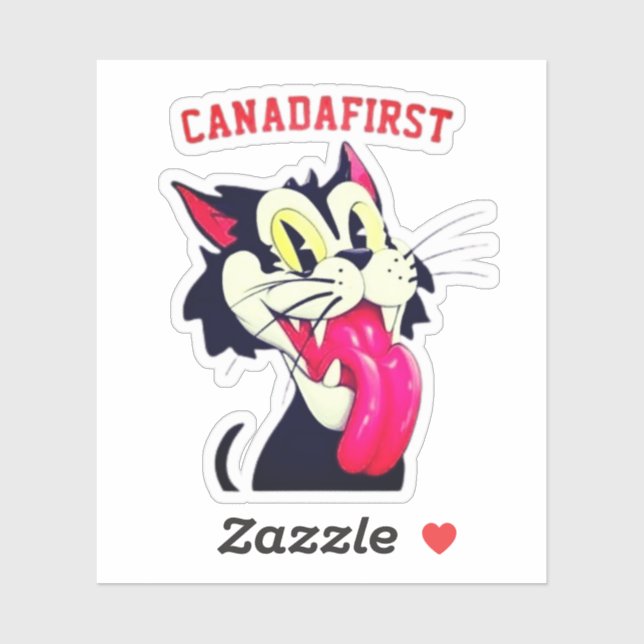 STICKER CANADAFIRST CAT  (Feuille)