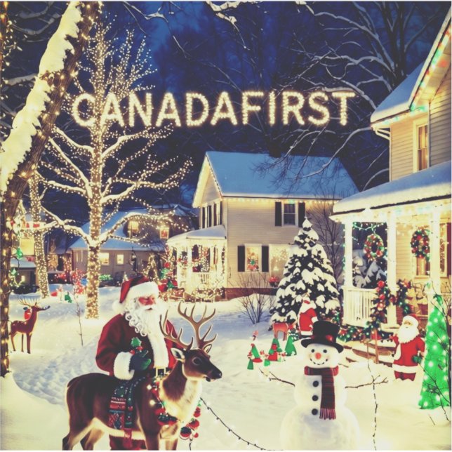 STICKER CANADAFIRST NOËL (Devant)