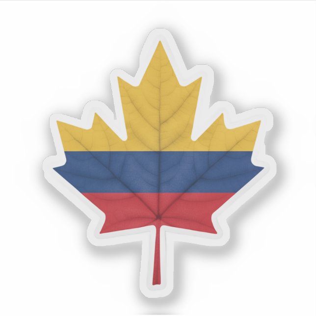 Sticker Canadien colombien (Devant)