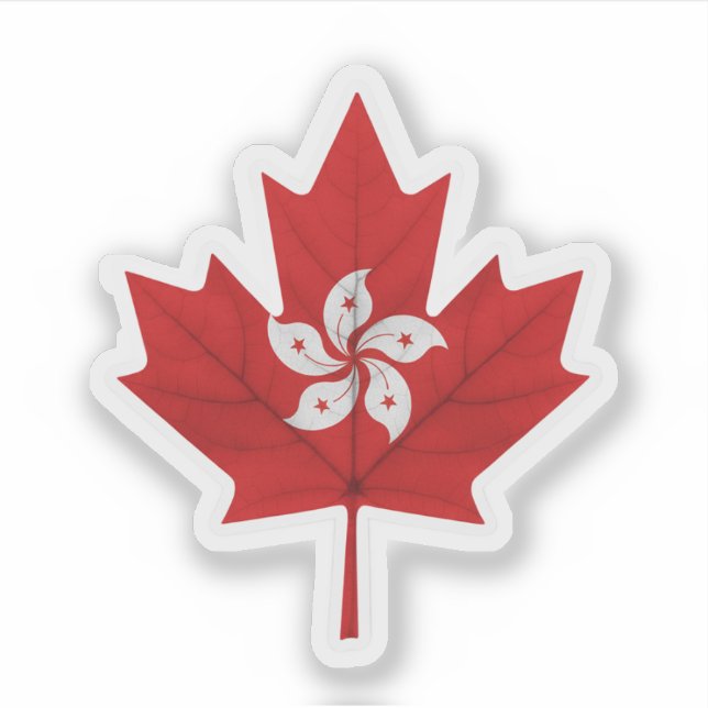 Sticker Canadien de Hong Kong (Devant)