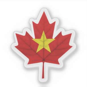 Sticker Canadien vietnamien