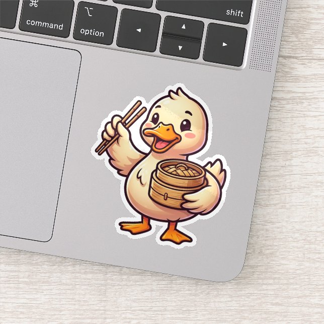 Sticker Canard aux raviolis (Détail)