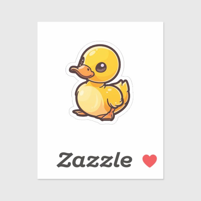 Sticker Canard cartonné (Feuille)