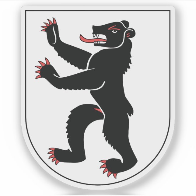 Sticker Canton d'Appenzell emblème d'Appenzell Innerrhoden (Devant)