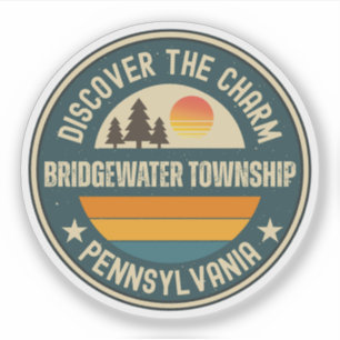 Sticker Canton de Bridgewater, Pennsylvanie