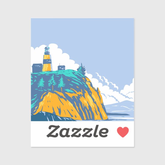 Sticker Cap Déception avec Lighthouse (Feuille)